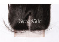 ফ্রি পার্টিং / মিড পার্টিং লেইস শীর্ষ ক্লোজার Remy Hair, Body Wave ব্রাজিলিয়ান ভার্জিন চুল