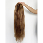 30 ইঞ্চি মানুষের চুল মিশ্রিত লেইস সামনের Wigs সোজা টাইট এবং ঝরঝরে